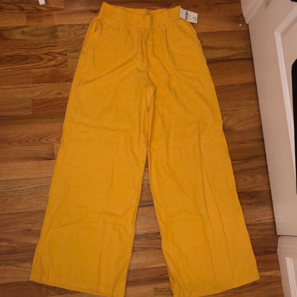 Linen Palazzo Pants